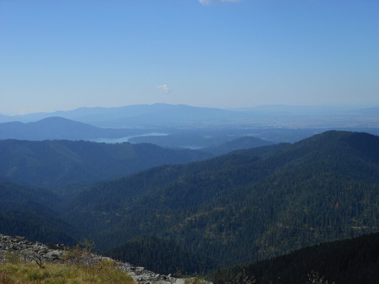 Hayden Lake seen from Chilco Mountain
